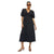 Front - Dorothy Perkins Womens/Ladies Shirred Waist Midi Dress