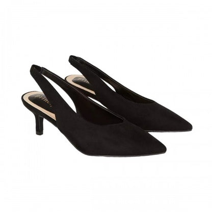 Front - Principles Womens/Ladies Daisy Sling Back Kitten Heel Court Shoes