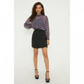 Front - Dorothy Perkins Womens/Ladies Wrap Petite Mini Skirt