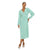 Front - Dorothy Perkins Womens/Ladies Heart Shirred Waist Long-Sleeved Midi Dress