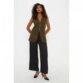 Front - Dorothy Perkins Womens/Ladies Wide Leg Trousers