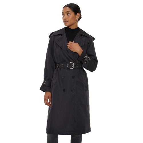 Front - Dorothy Perkins Womens/Ladies Belted Longline Trench Coat