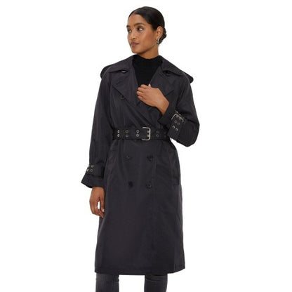 Front - Dorothy Perkins Womens/Ladies Belted Longline Trench Coat