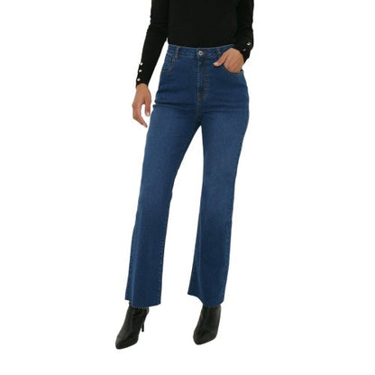 Front - Dorothy Perkins Womens/Ladies Stretch Crop Kickflare Tall Jeans
