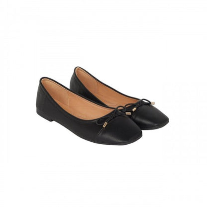 Front - Dorothy Perkins Womens/Ladies Petra Square Toe Comfort Ballerina Flats