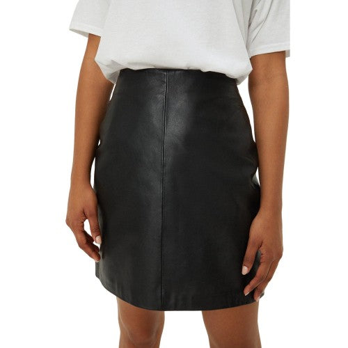 Front - Dorothy Perkins Womens/Ladies Leather Mini Skirt