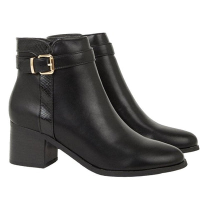 Front - Good For The Sole Womens/Ladies Moira Block Heel Ankle Boots