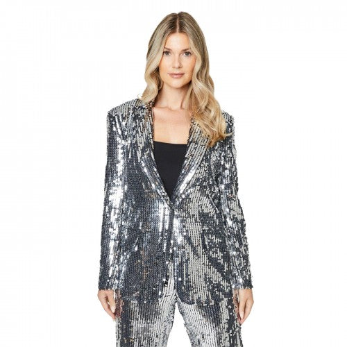 Front - Dorothy Perkins Womens/Ladies Sequin Blazer