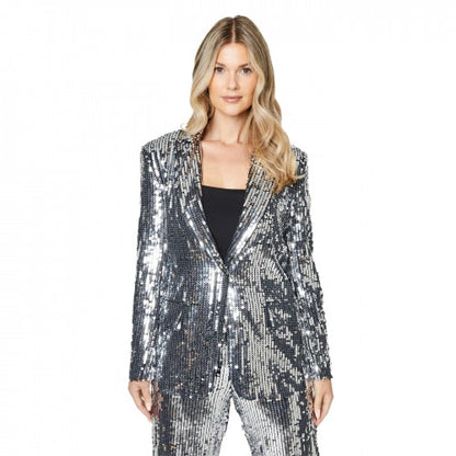 Front - Dorothy Perkins Womens/Ladies Sequin Blazer