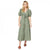 Front - Dorothy Perkins Womens/Ladies Button V Neck Petite Midi Dress