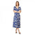 Front - Dorothy Perkins Womens/Ladies Floral V Neck Midi Dress