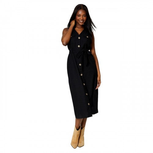 Front - Dorothy Perkins Womens/Ladies Utility Sleeveless Midi Dress