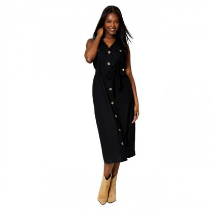 Front - Dorothy Perkins Womens/Ladies Utility Sleeveless Midi Dress