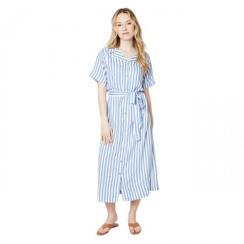 Front - Dorothy Perkins Womens/Ladies Stripe Midi Shirt Dress