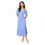 Front - Dorothy Perkins Womens/Ladies Spotted Square Neck Petite Midi Dress