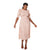 Front - Dorothy Perkins Womens/Ladies Shirred Cuff Short-Sleeved Midi Dress