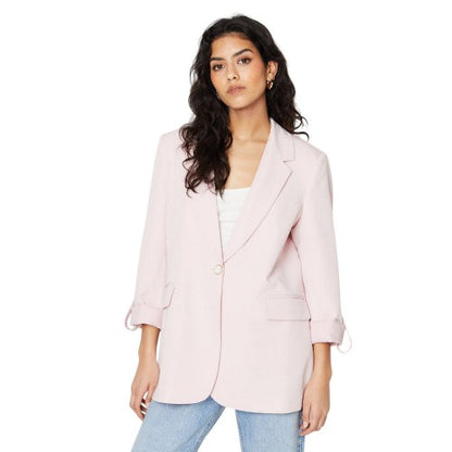 Front - Dorothy Perkins Womens/Ladies Turned Up Cuff Petite Blazer