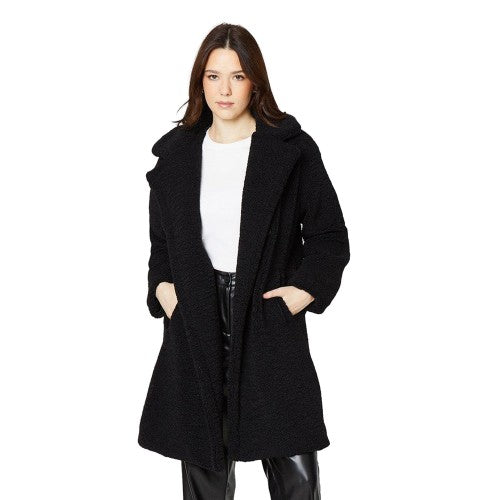 Front - Dorothy Perkins Womens/Ladies Borg Midi Coat