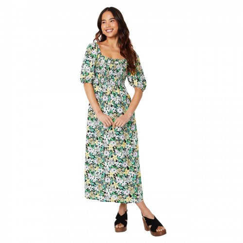 Front - Dorothy Perkins Womens/Ladies Floral Bodice Petite Midi Dress