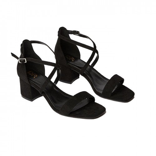 Front - Dorothy Perkins Womens/Ladies Stacey Crossover Strap Medium Block Heel Sandals