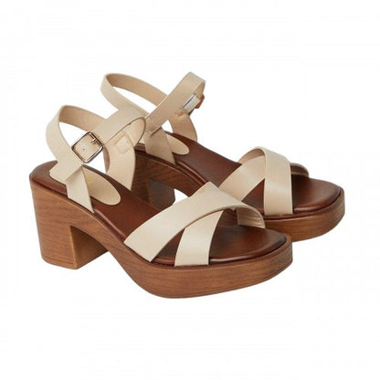 Front - Dorothy Perkins Womens/Ladies Sansa Crossover Strap Block Heel Sandals