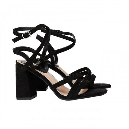 Front - Dorothy Perkins Womens/Ladies Santiego Ankle Strap High Block Heel Sandals
