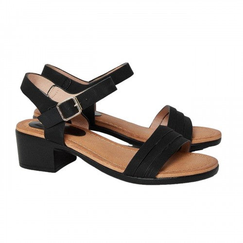 Front - Dorothy Perkins Womens/Ladies Toki Strappy Low Block Heel Sandals