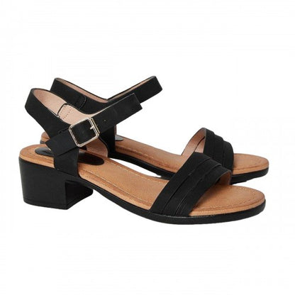 Front - Dorothy Perkins Womens/Ladies Toki Strappy Low Block Heel Sandals
