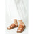 Front - Faith Womens/Ladies Medi Chunky Metal Detail Sandals