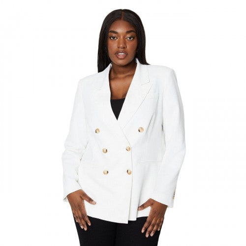 Front - Dorothy Perkins Womens/Ladies Double-Breasted Curved Blazer