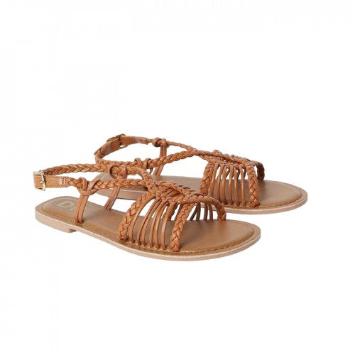 Front - Dorothy Perkins Womens/Ladies Josie Lattice Leather Sandals