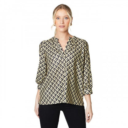 Front - Dorothy Perkins Womens/Ladies Geometric Overhead Blouse