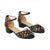 Front - Good For The Sole Womens/Ladies Eli Lattice Straps Wide Heeled Sandals
