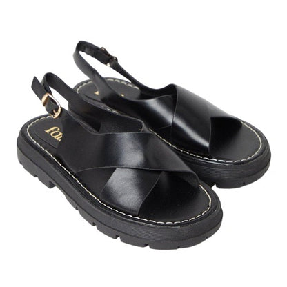 Front - Faith Womens/Ladies Maxine Cleated Chunky Flat Sandals
