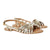 Front - Dorothy Perkins Womens/Ladies Lattice Sling Back Flat Sandals