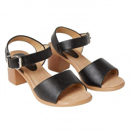 Front - Good For The Sole Womens/Ladies Eloise Lightweight Medium Block Heel Sandals