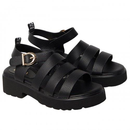 Front - Faith Womens/Ladies Priscilla Chunky Strap Sandals