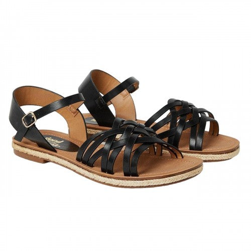 Front - Good For The Sole Womens/Ladies Multi Strap Espadrilles