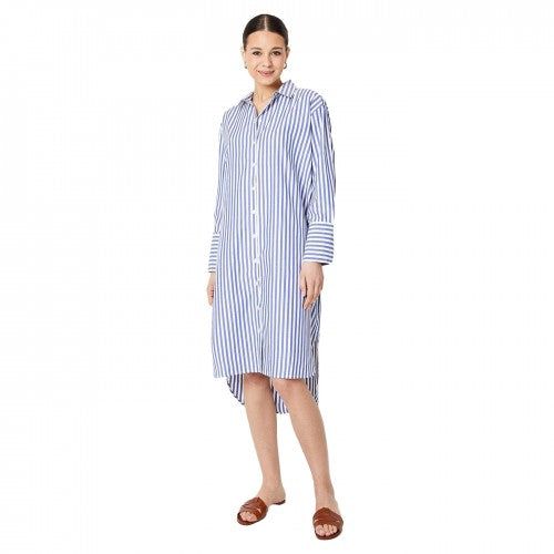Front - Dorothy Perkins Womens/Ladies Stripe Poplin Oversized Shirt Dress