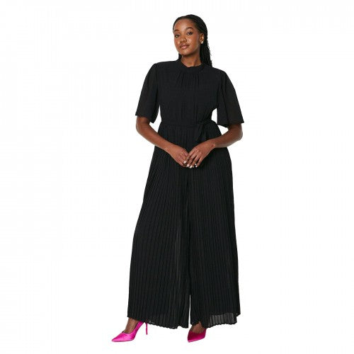 Front - Dorothy Perkins Womens/Ladies Chiffon Pleated Jumpsuit