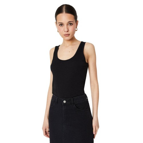 Front - Dorothy Perkins Womens/Ladies Cotton Scoop Neck Tall Vest Top