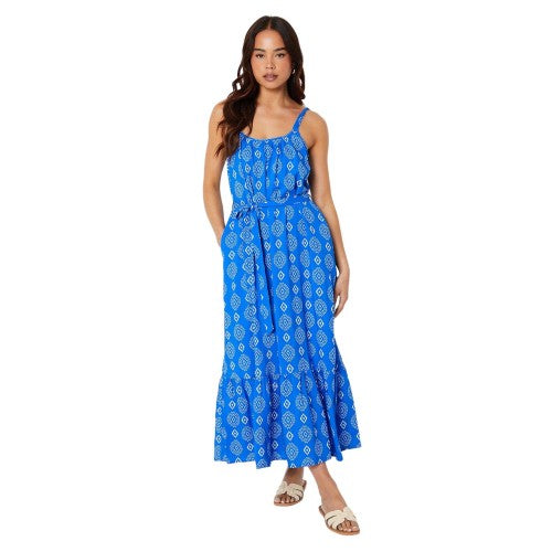 Front - Dorothy Perkins Womens/Ladies Tile Print Pocket Petite Midi Dress