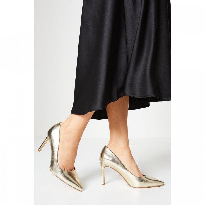 Front - Dorothy Perkins Womens/Ladies Dash Pointed Wide Court Shoes