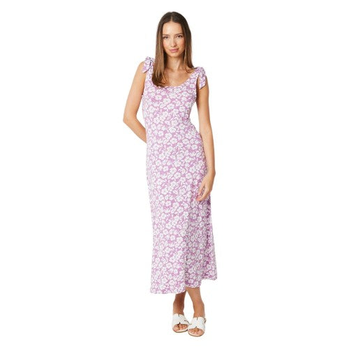 Front - Dorothy Perkins Womens/Ladies Floral Tie Shoulder Midi Dress