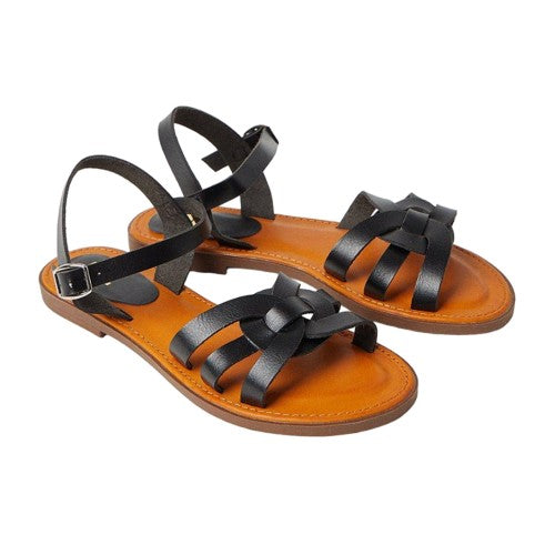 Front - Dorothy Perkins Womens/Ladies Femelu Interwoven Faux Leather Sandals