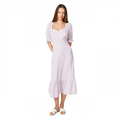 Front - Dorothy Perkins Womens/Ladies Ditsy Print Tiered Midi Dress