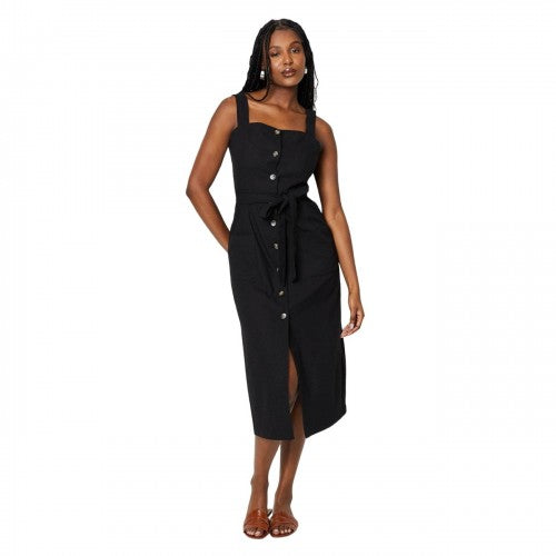 Front - Dorothy Perkins Womens/Ladies Button Through Midi Dress