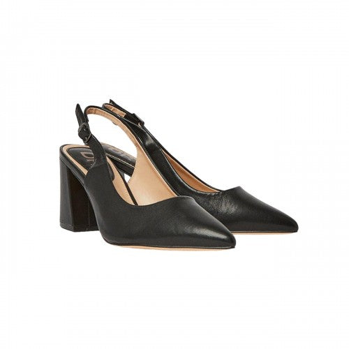 Front - Dorothy Perkins Womens/Ladies Ellen Sling Back Wide Block Heel Court Shoes