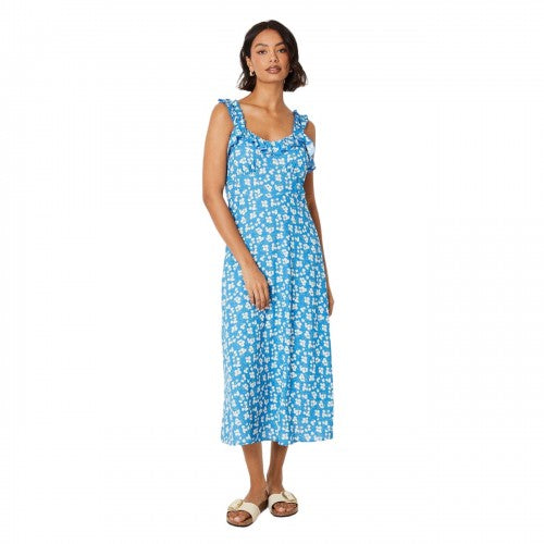 Front - Dorothy Perkins Womens/Ladies Ditsy Print Strappy Midi Dress