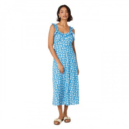 Front - Dorothy Perkins Womens/Ladies Ditsy Print Strappy Midi Dress
